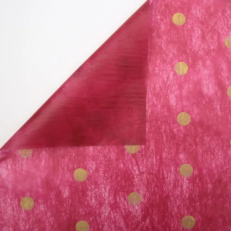 Doty flower tissue #011 wine