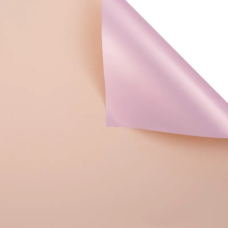Celofan "Pearl" bicolor, piersic #058