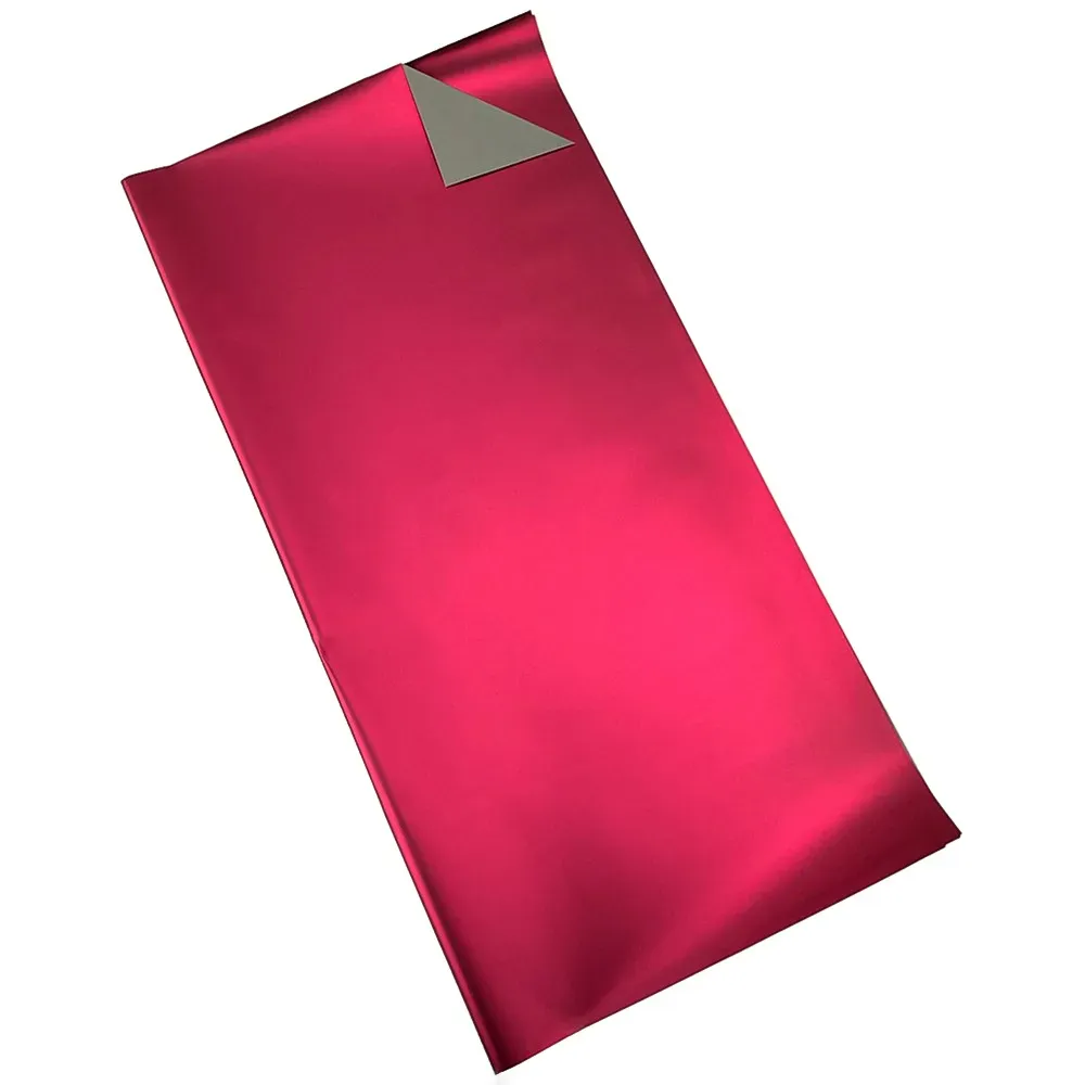 Celofan dublu gri-zmeura cu efect metalic photo 3
