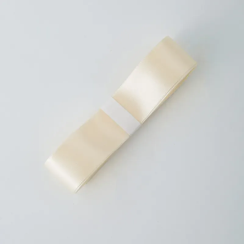 Panglică din poliester, Apricot, 2,5 cm / 32 m #1688