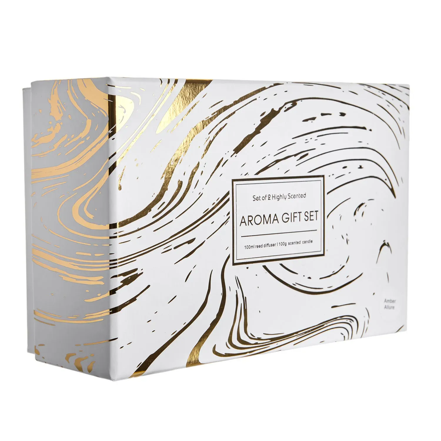 Set difuzor de aromă și lumânare de aromă "Gifty" Amber allure photo 2