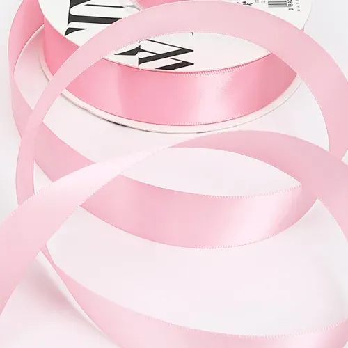 Panglică din poliester, Pink, 2,5 cm / 32 m #164