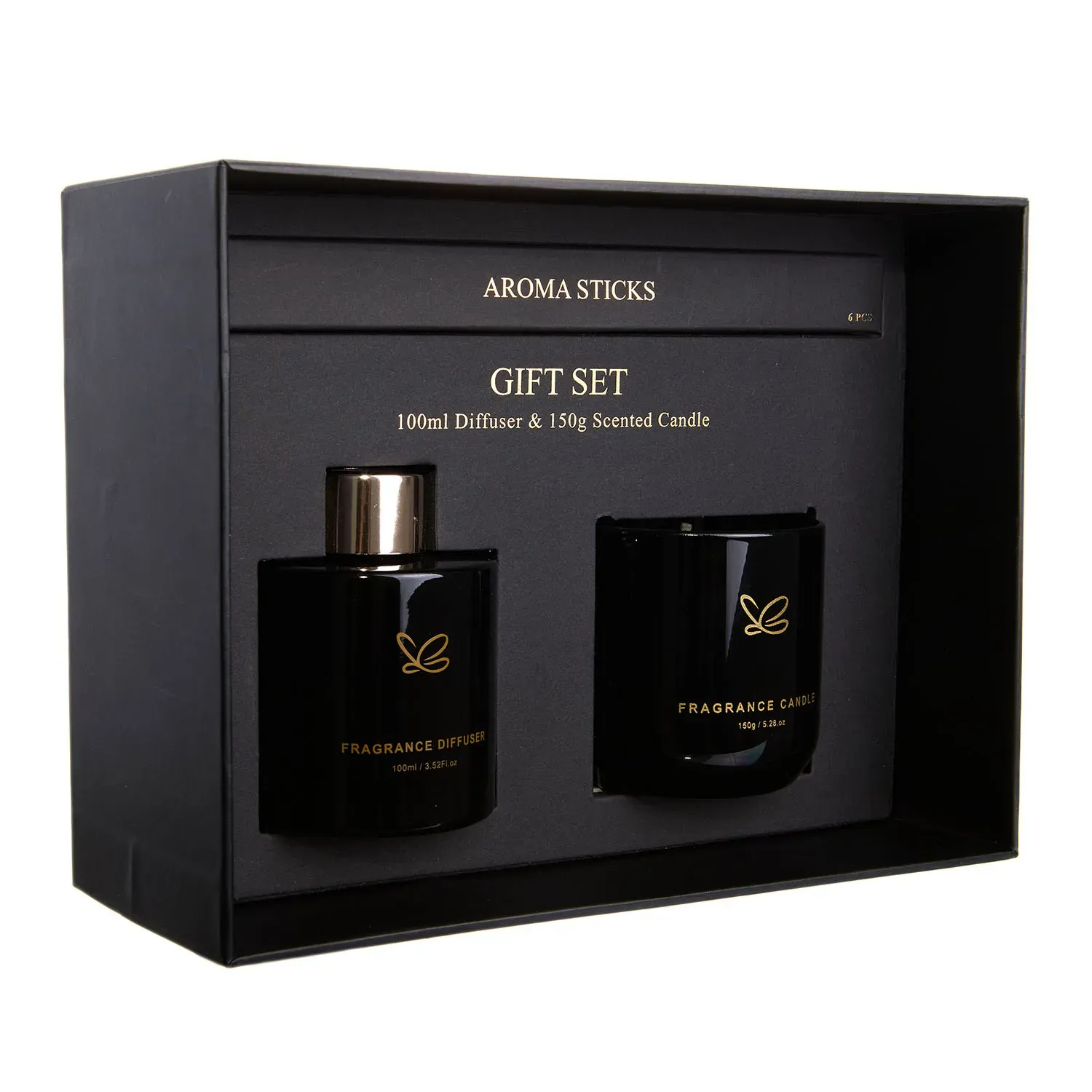 Shangrilla "Golden" aroma diffuser and aroma candle set photo 4
