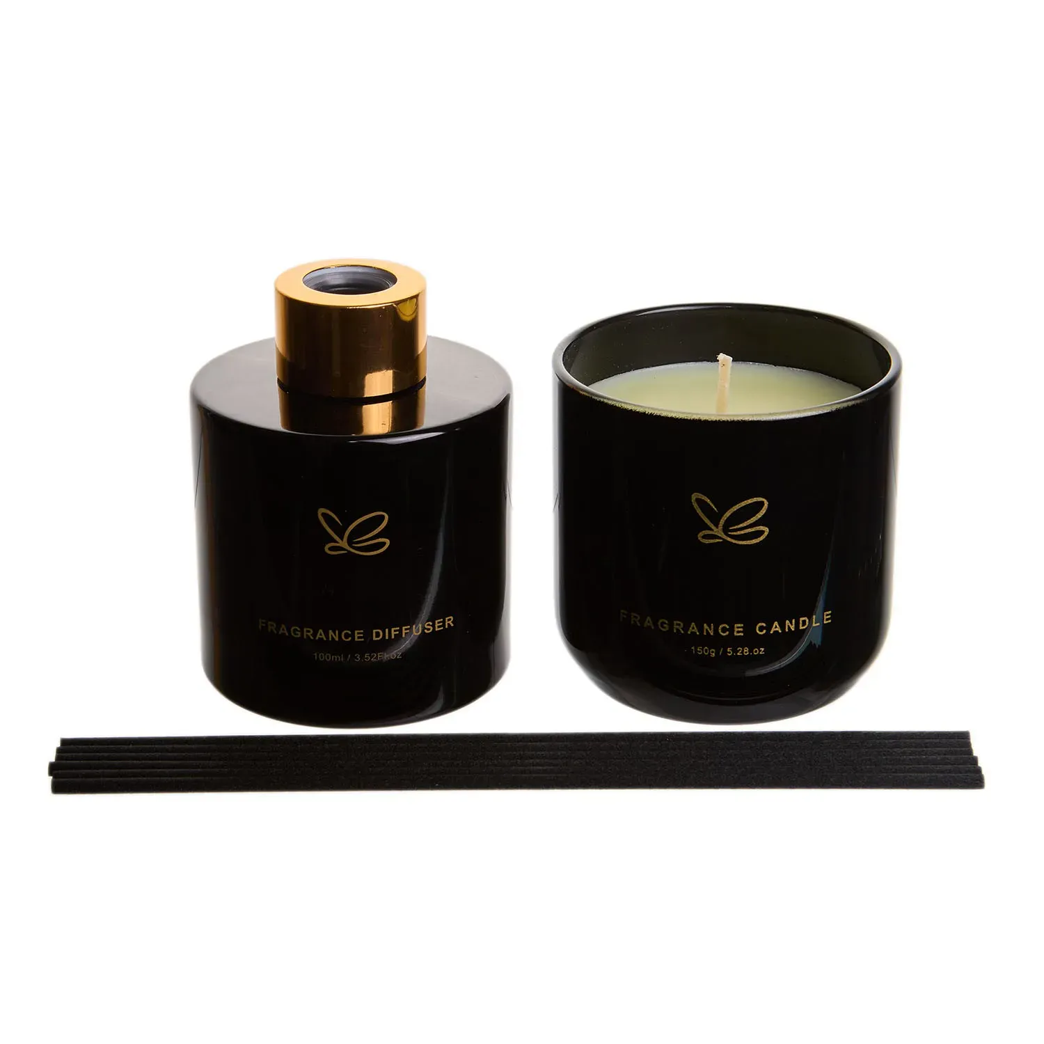 Set difuzor de aromă și lumânare de aromă "Golden" Rose oud photo 2