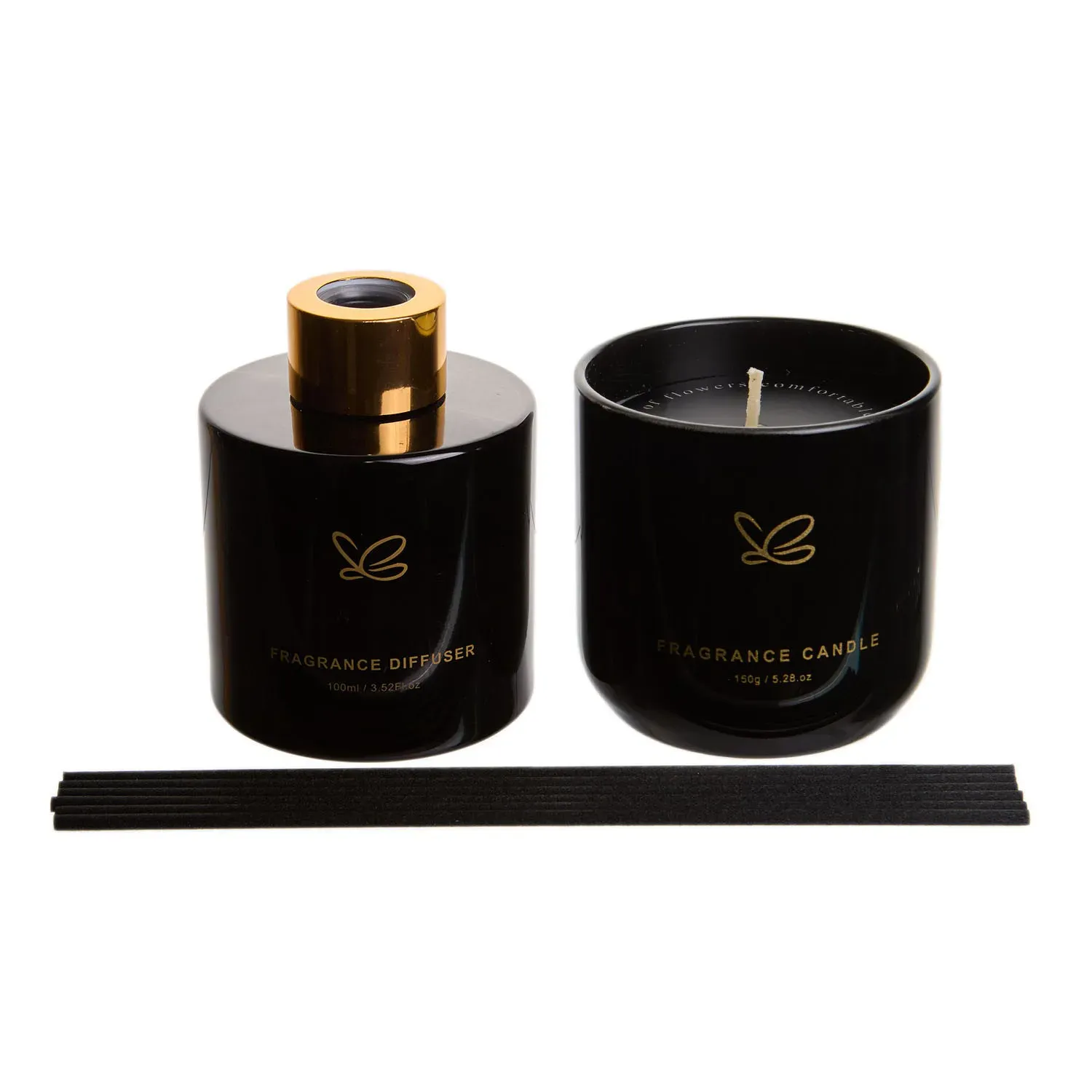 Set difuzor de aromă și lumânare de aromă "Golden" Rose oud photo 3