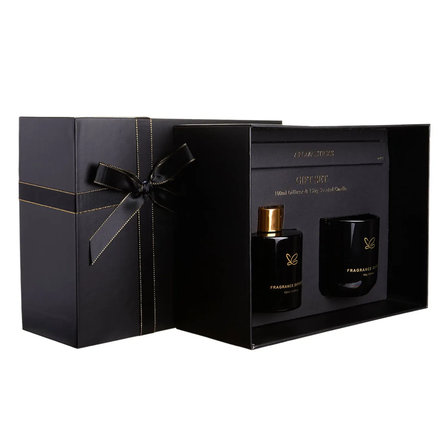 Set difuzor de aromă și lumânare de aromă "Golden" Rose oud photo 4
