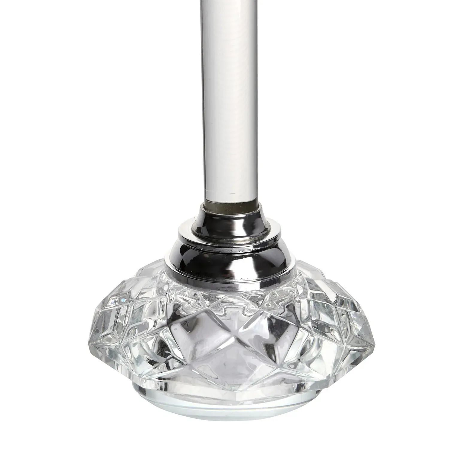 Glass candle holder for 1 candle, 35 cm "Lotus M" photo 3