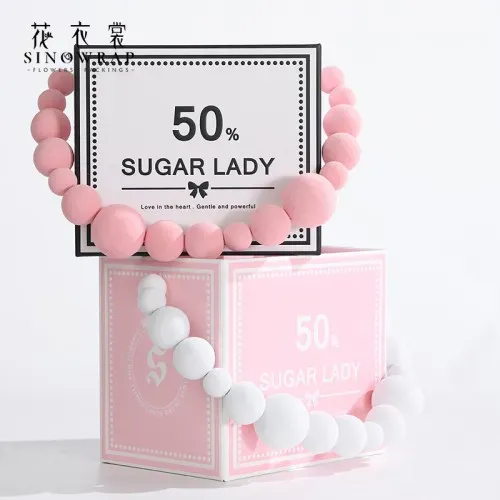 Pungi pentru flori "Sugar Lady" alba photo 2