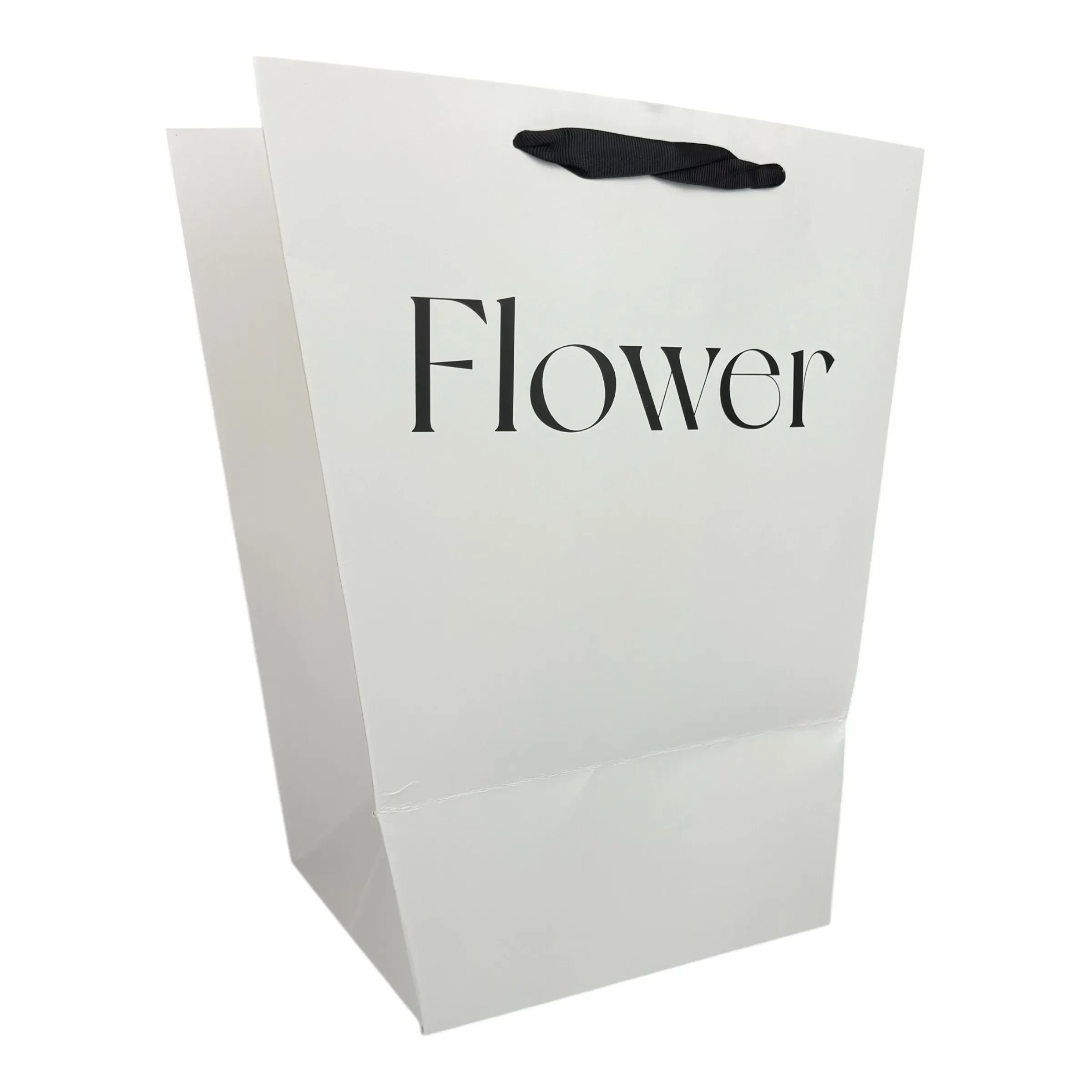 Set of 2 white "Flory" flower packages 30x20x34