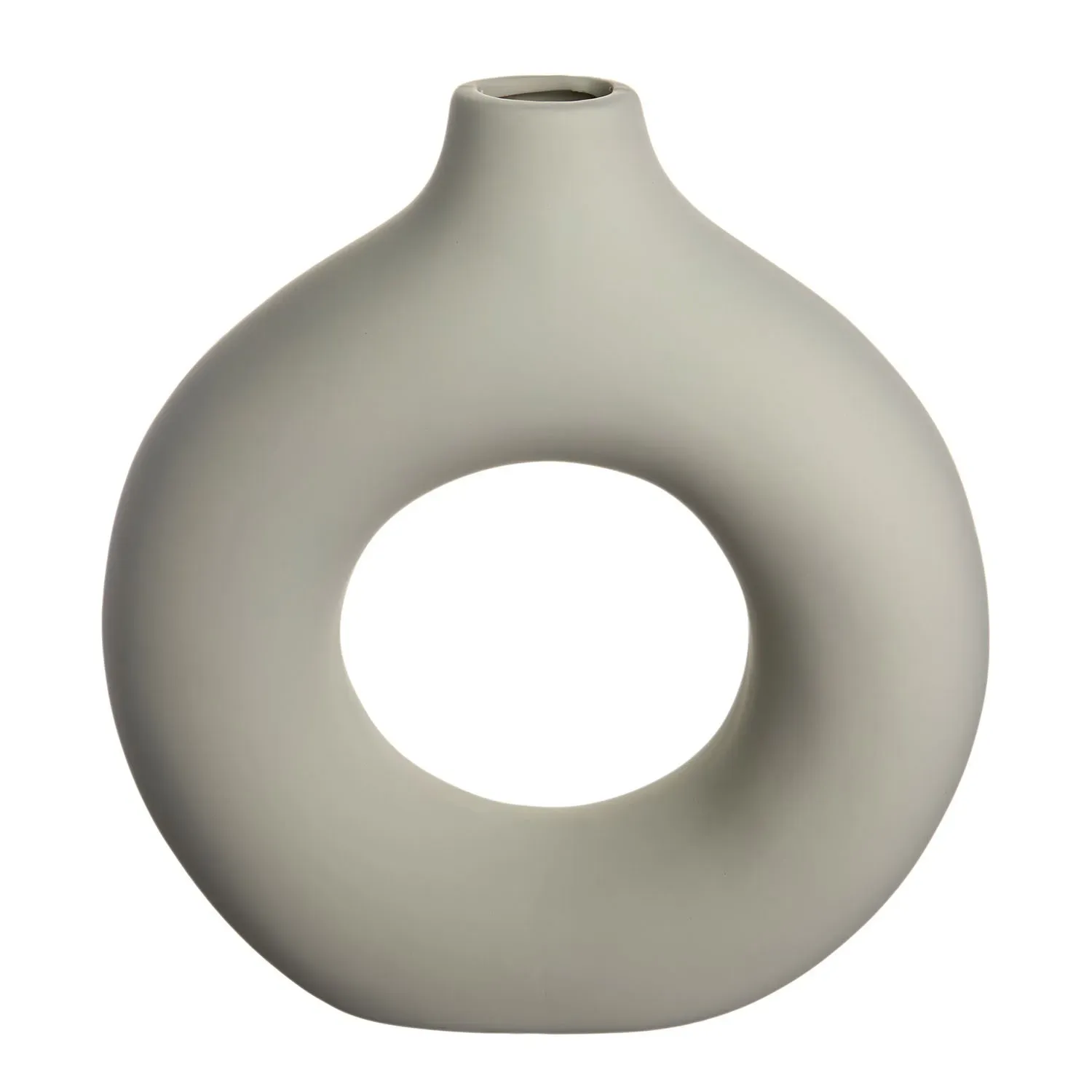 Vaza ceramica "Buddha" verde-gri 23x21 photo 2