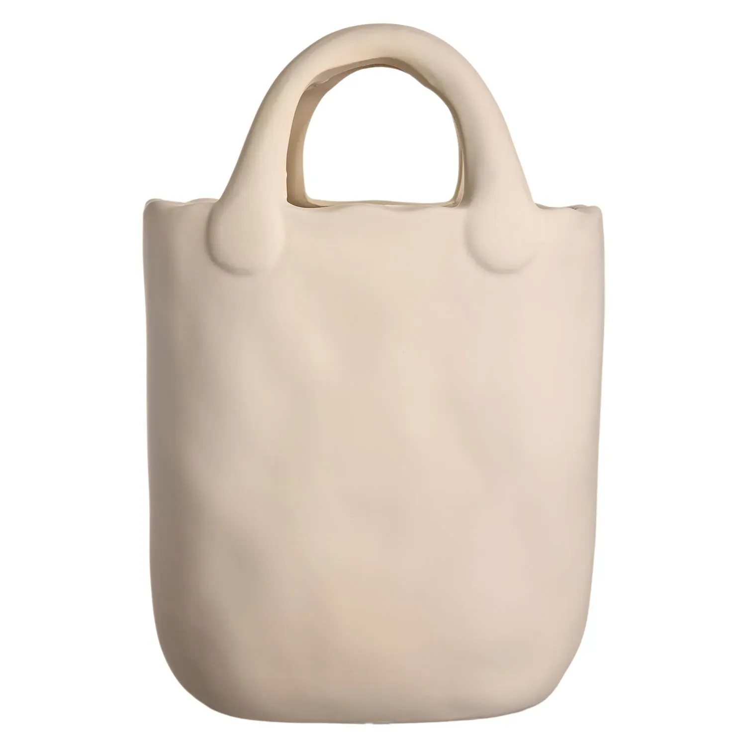 Сумка керамическая Vaza 'Handbag L' кремовая 28x17