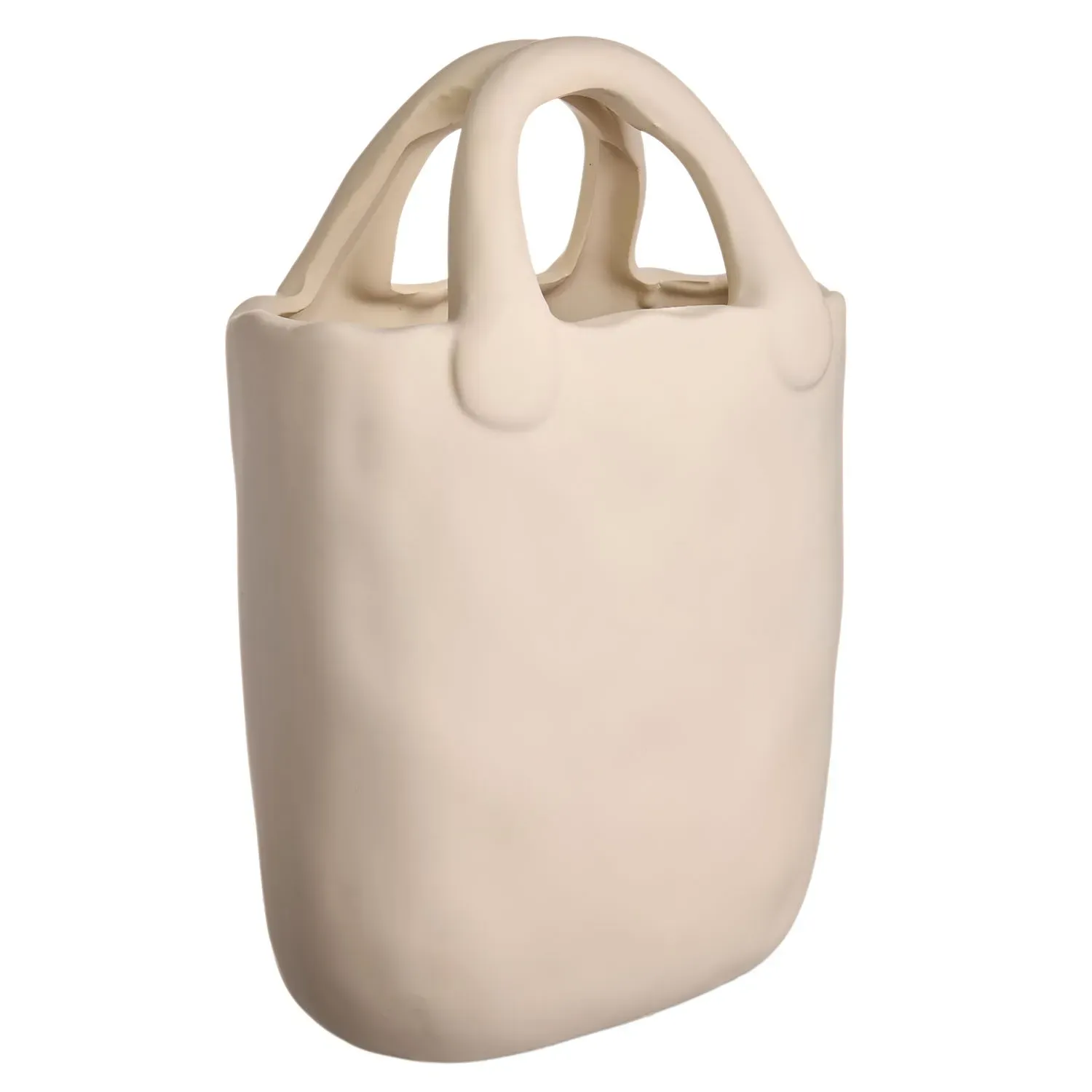 Сумка керамическая Vaza 'Handbag L' кремовая 28x17 photo 3