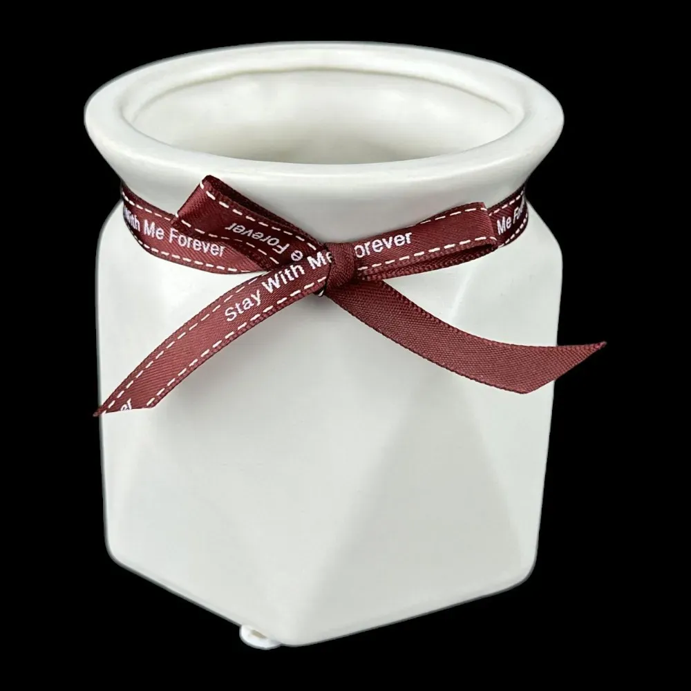 Vaza ceramica "Nicely S" alba photo 2