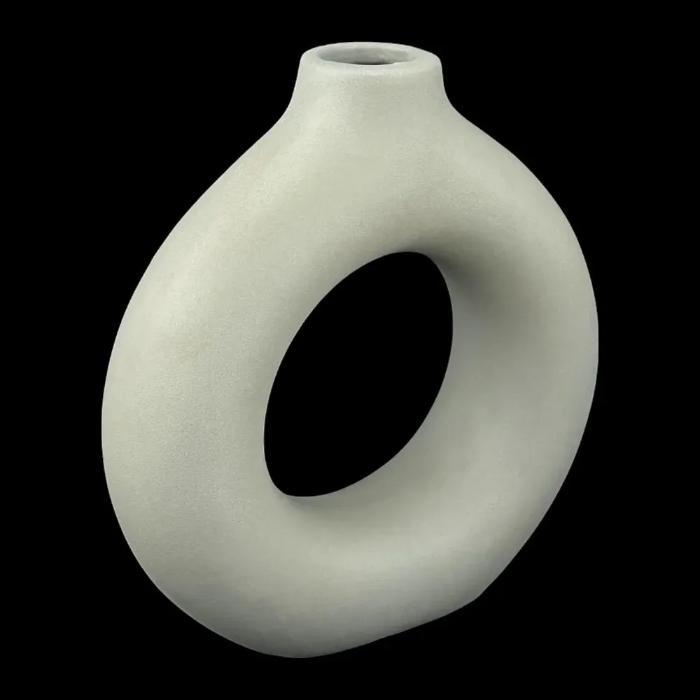Vaza ceramica "Uitare" gri photo 2