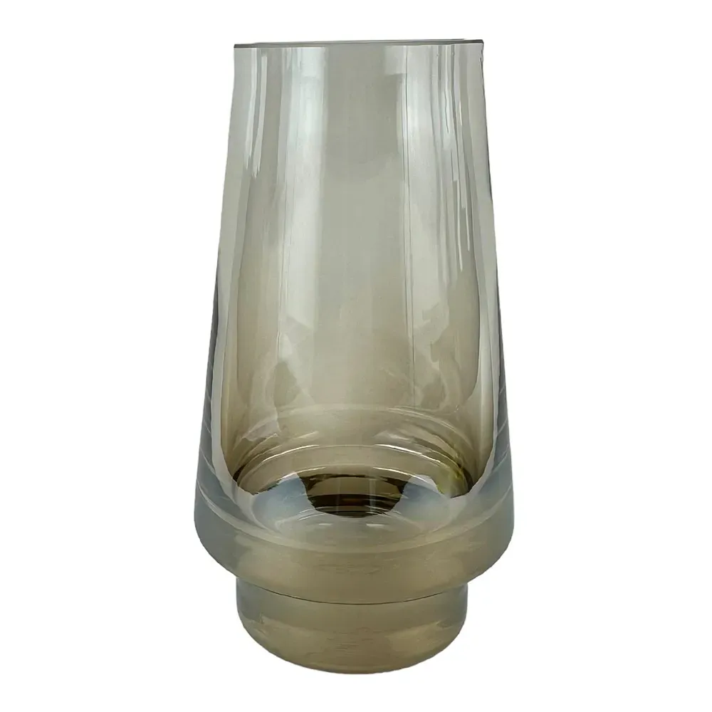 Vaza de sticla "Like a lamp S" gri photo 2