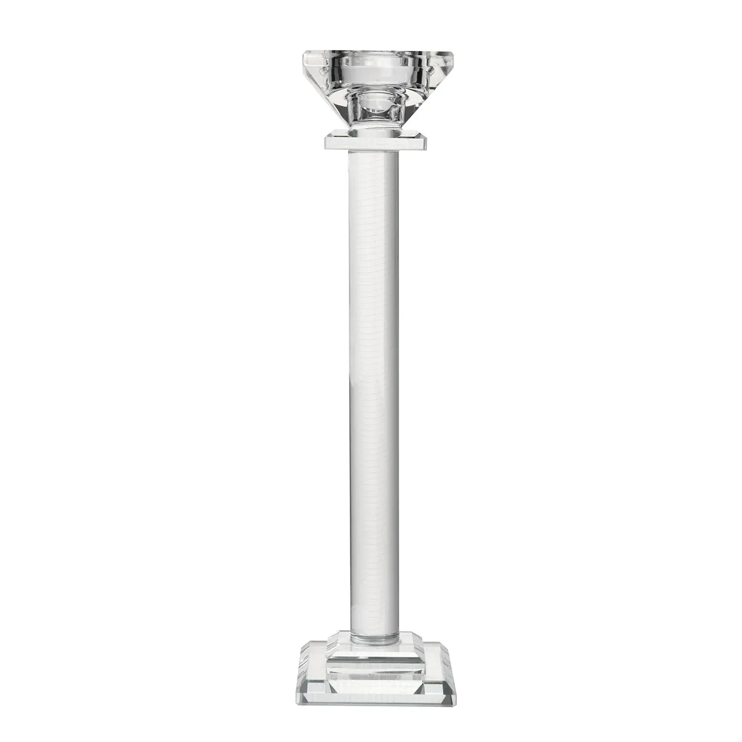 Small glass candle holder for a "Strong L" candle