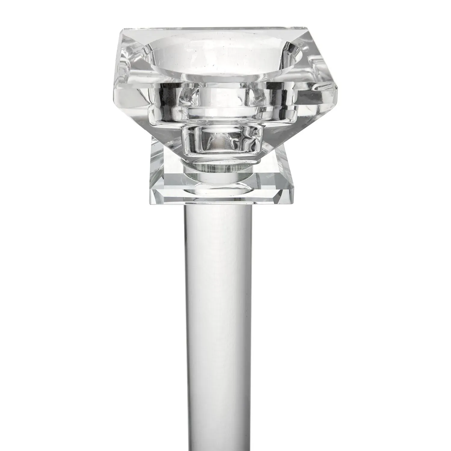 Small glass candle holder for a "Strong L" candle photo 2