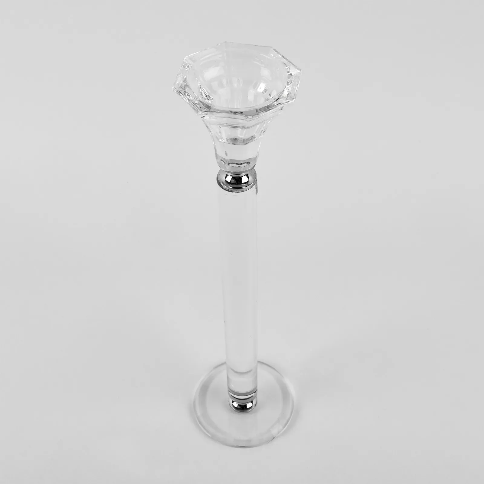 Стеклянный подсвечник с осколками стекла для свечи Glass L photo 3