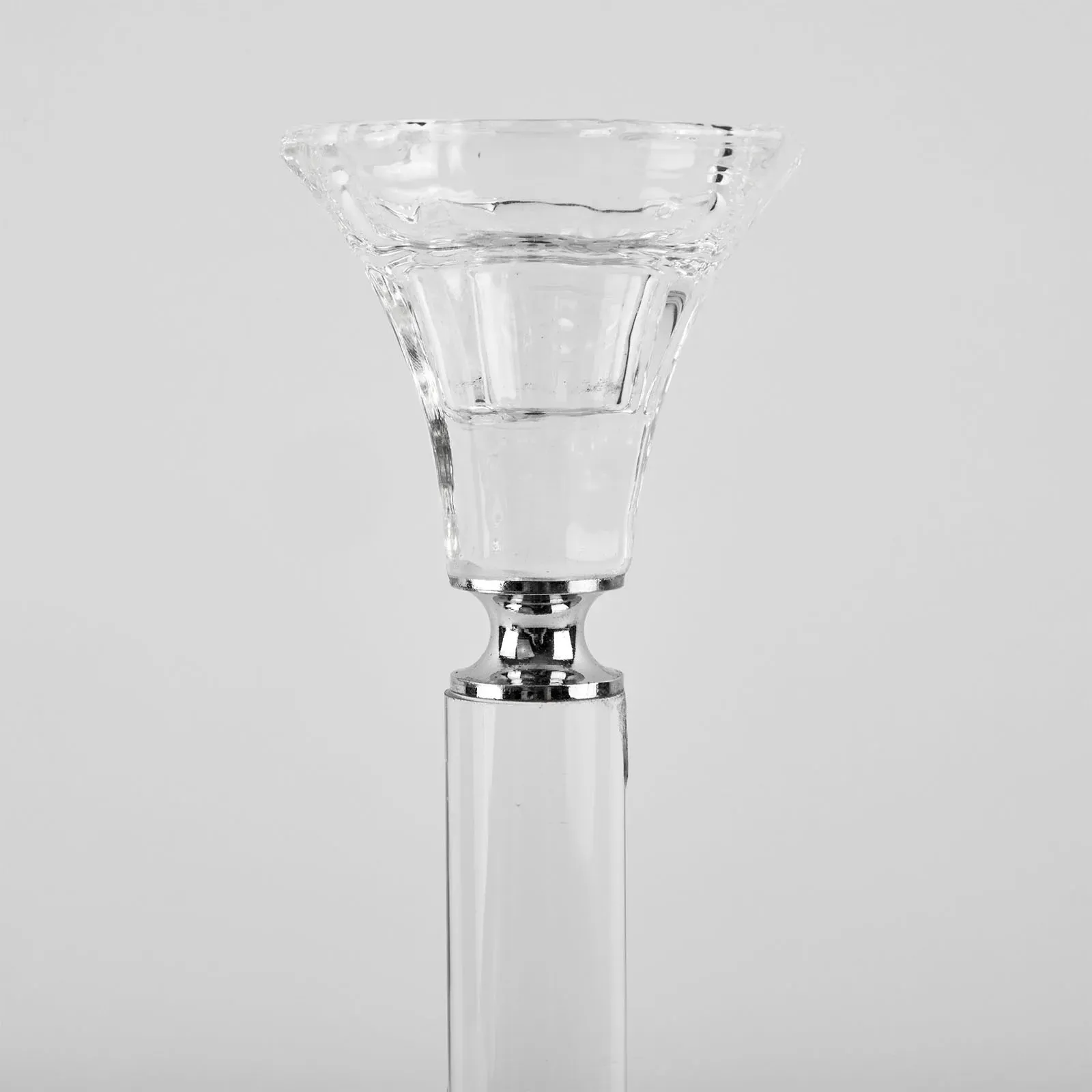 Стеклянный подсвечник с осколками стекла для свечи Glass L photo 4