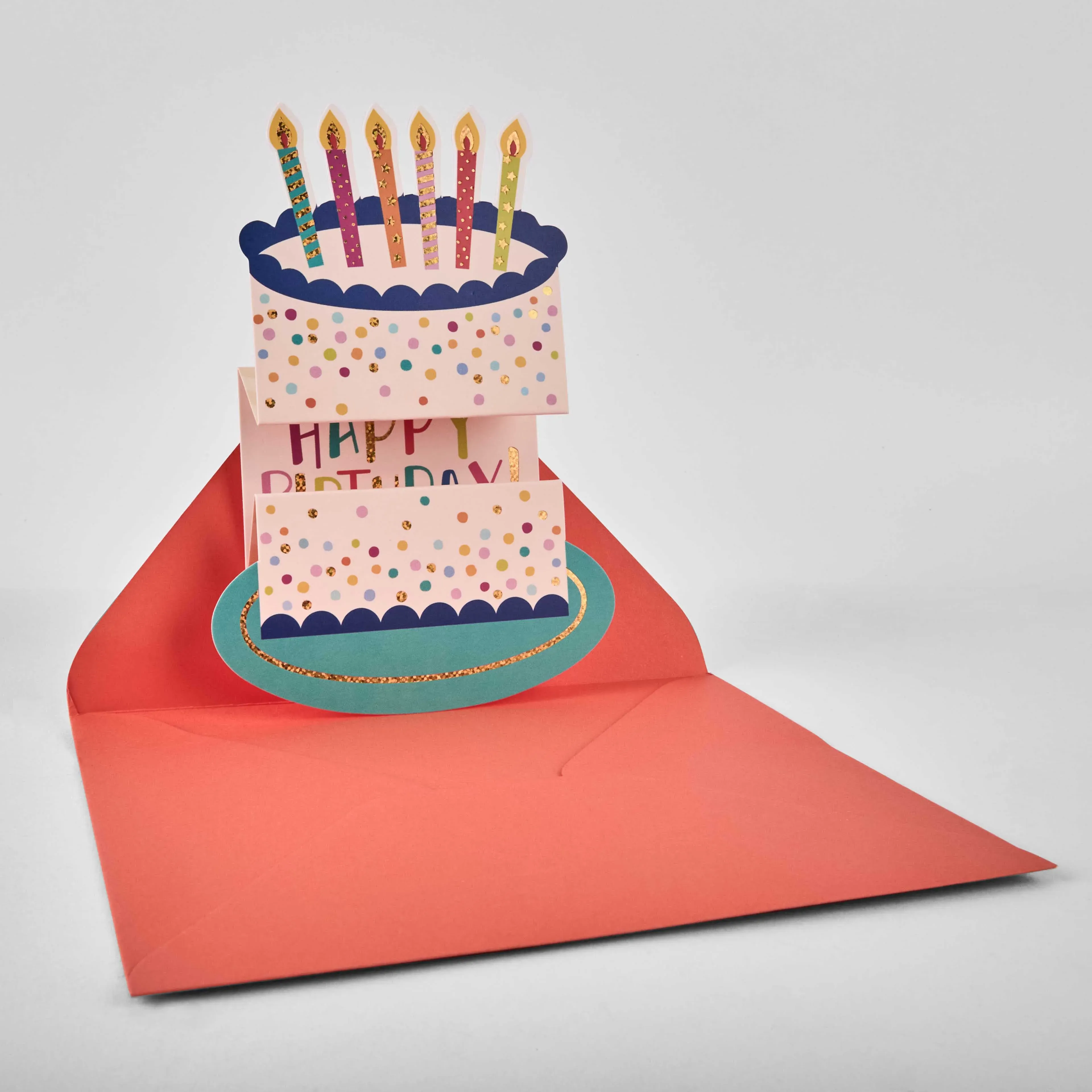 3D gift cards with envelope, 72 pcs, 9 designs, 15x13cm photo 3