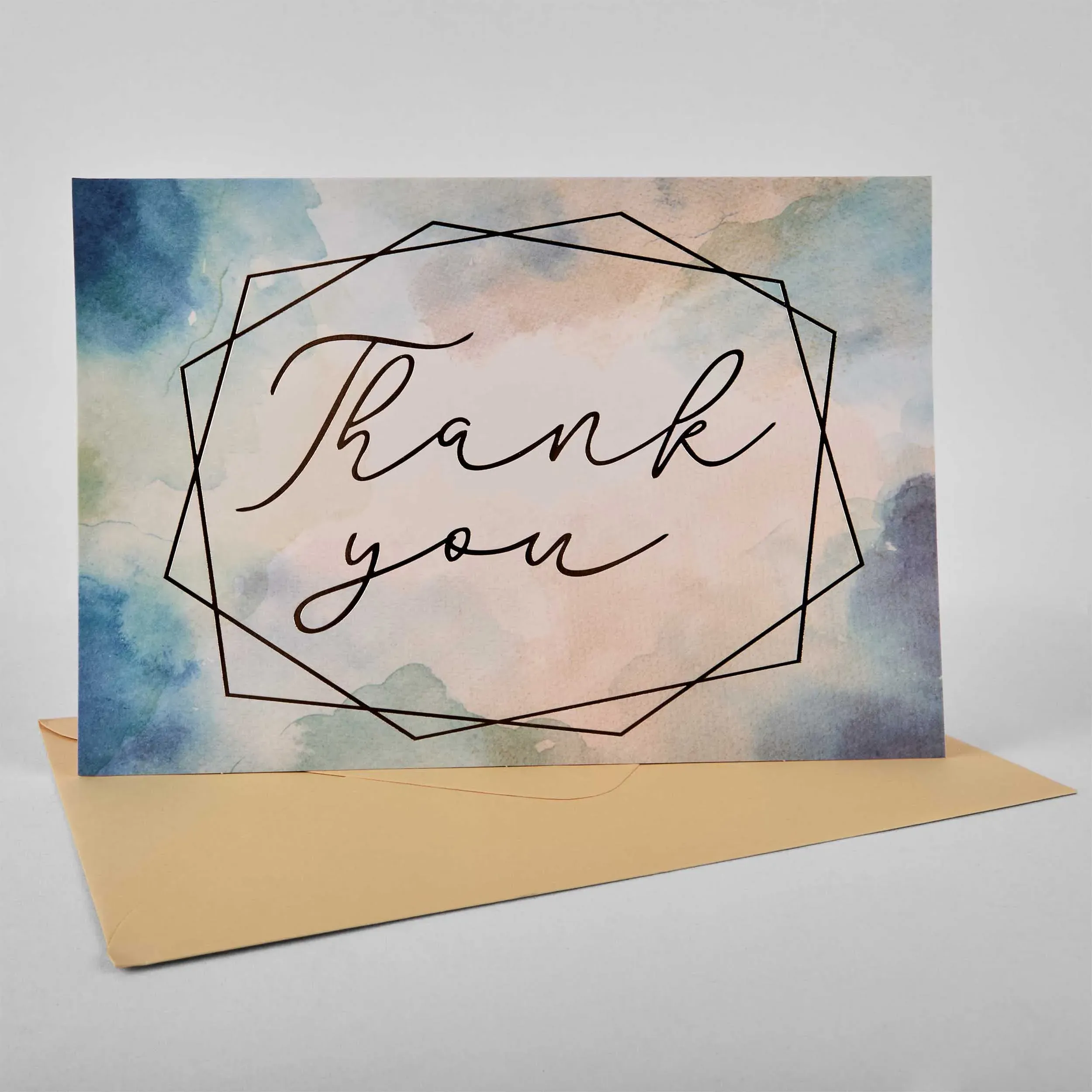 Gift cards with envelope, 64 pcs, 16 designs, 20x13cm photo 5