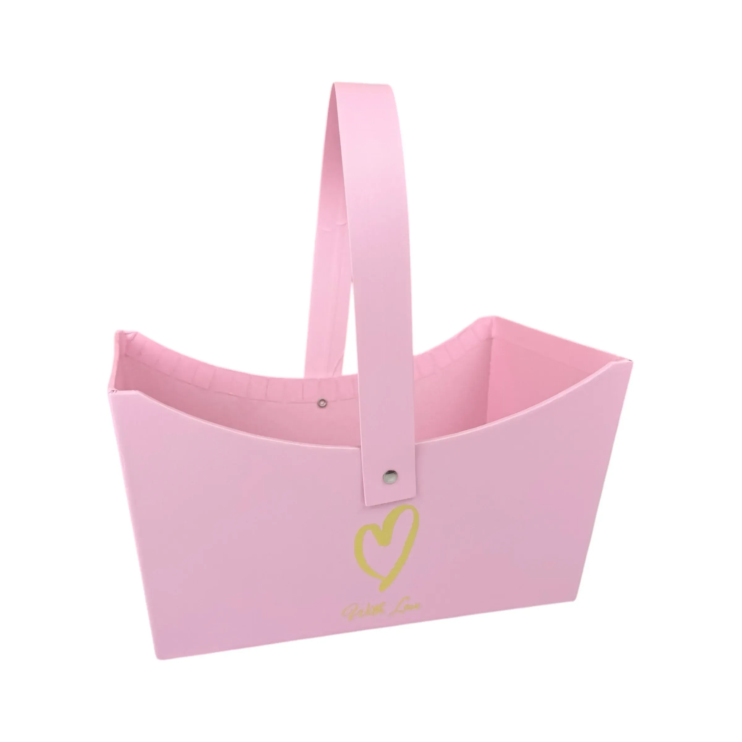 Basket flower box, pink