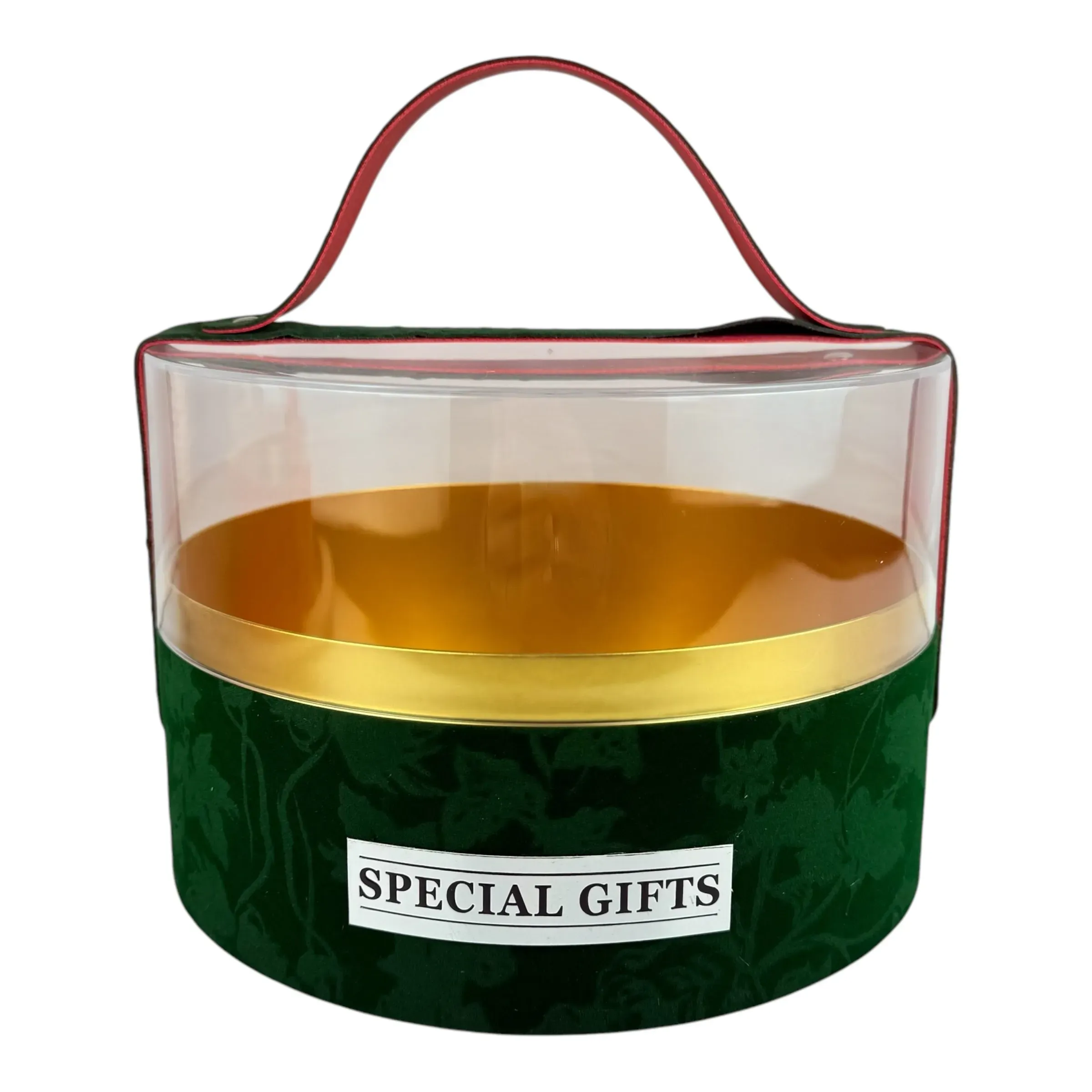 Cutie rotunda, verde "Bagy"