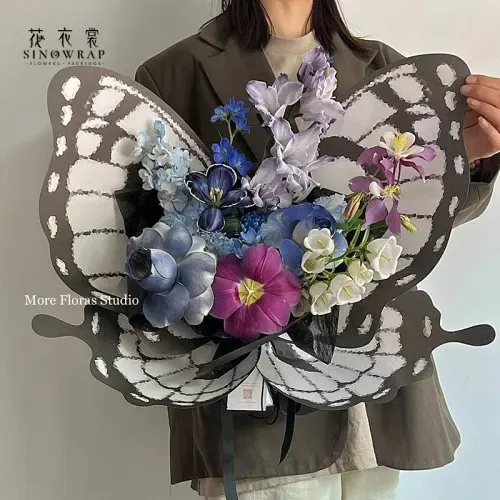 Wings flower wrapping paper, 85g, #04 photo 5