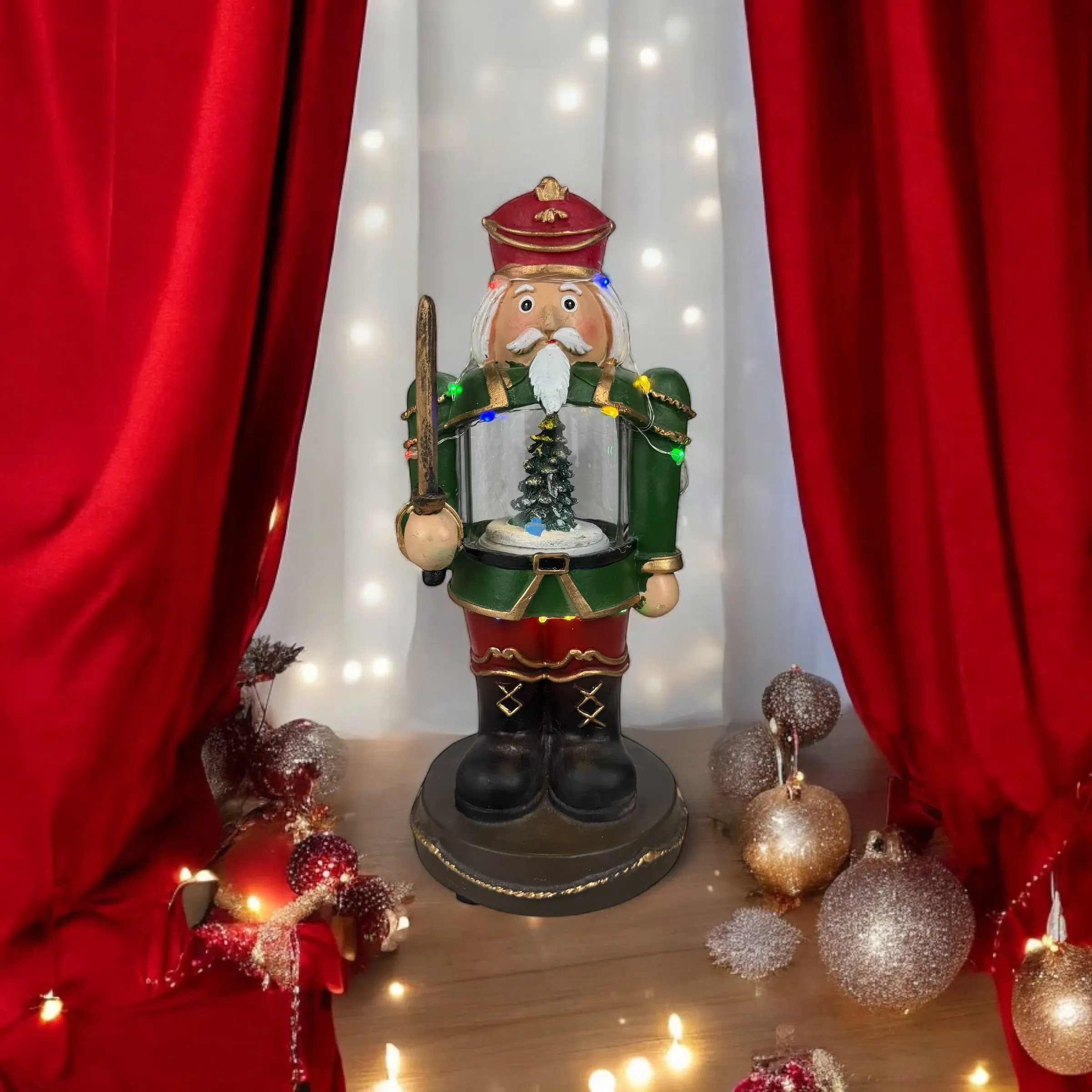 Interaktív Diótörő figura, 3xAA, USB, 8 dal #1 photo 2