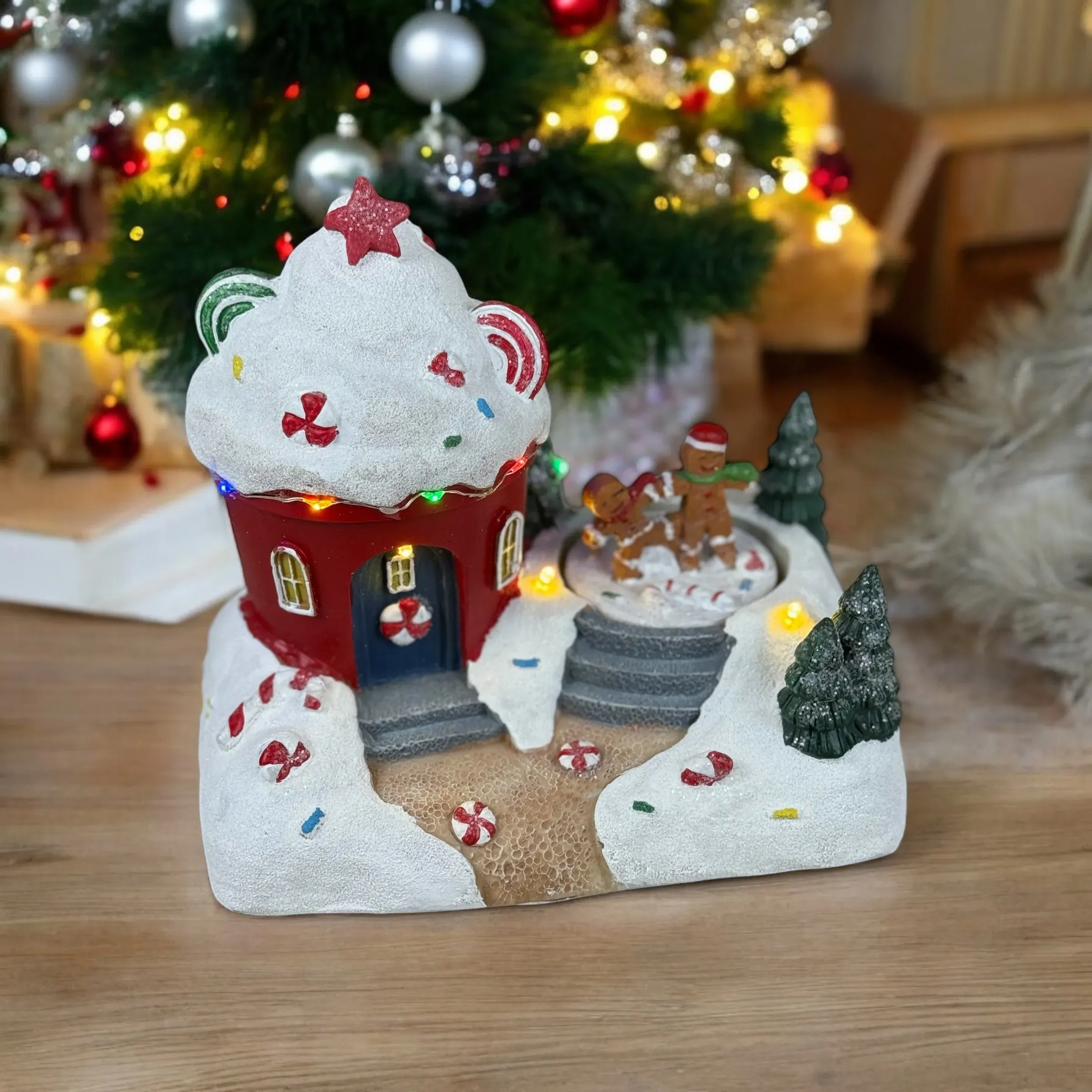 Интерактивная фигурка "Рождественский городок №8" 3xAA, USB, 8 мелодий photo 2