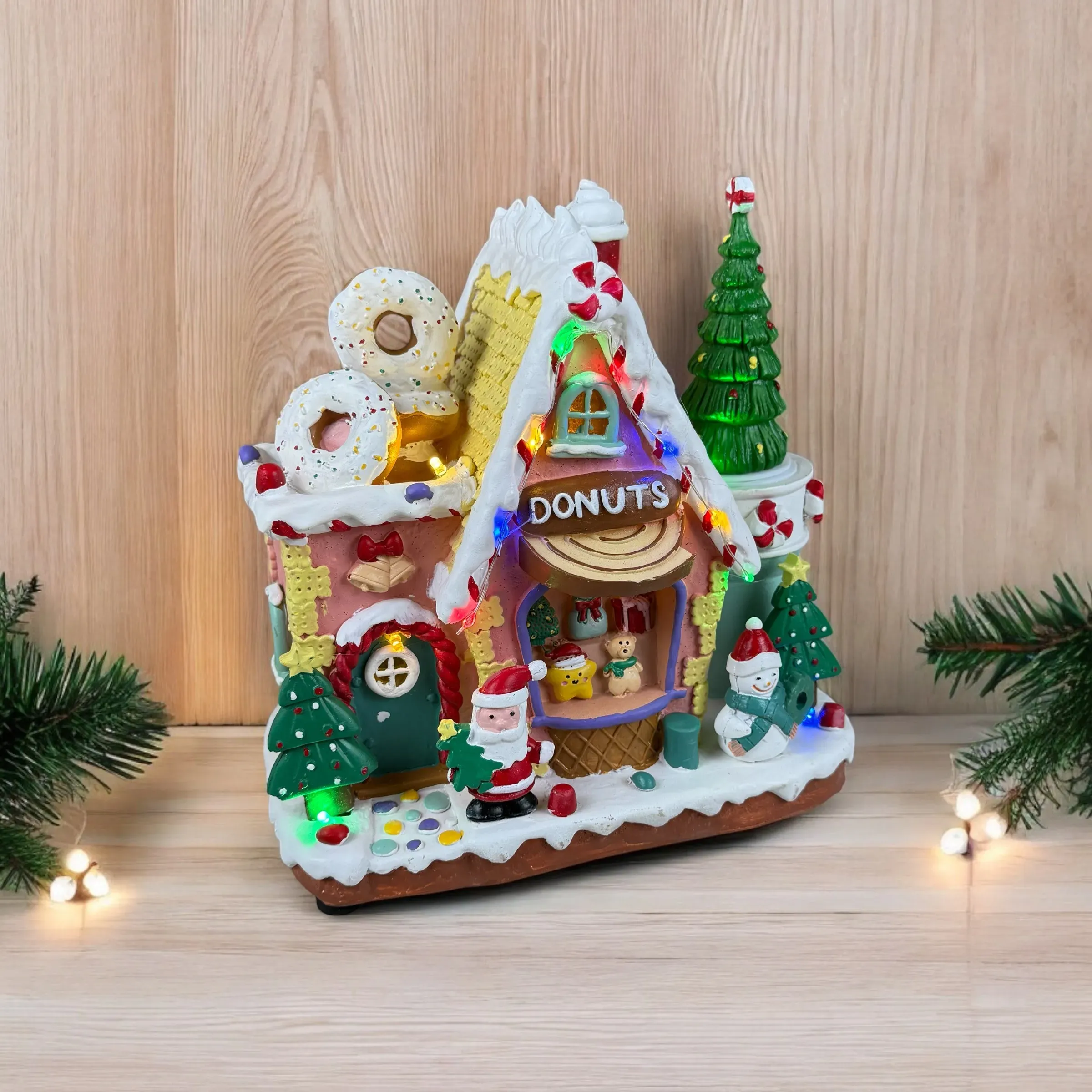 Interaktywna figurka "Christmas Town #10" 3xAA, USB, 8 melodii photo 2