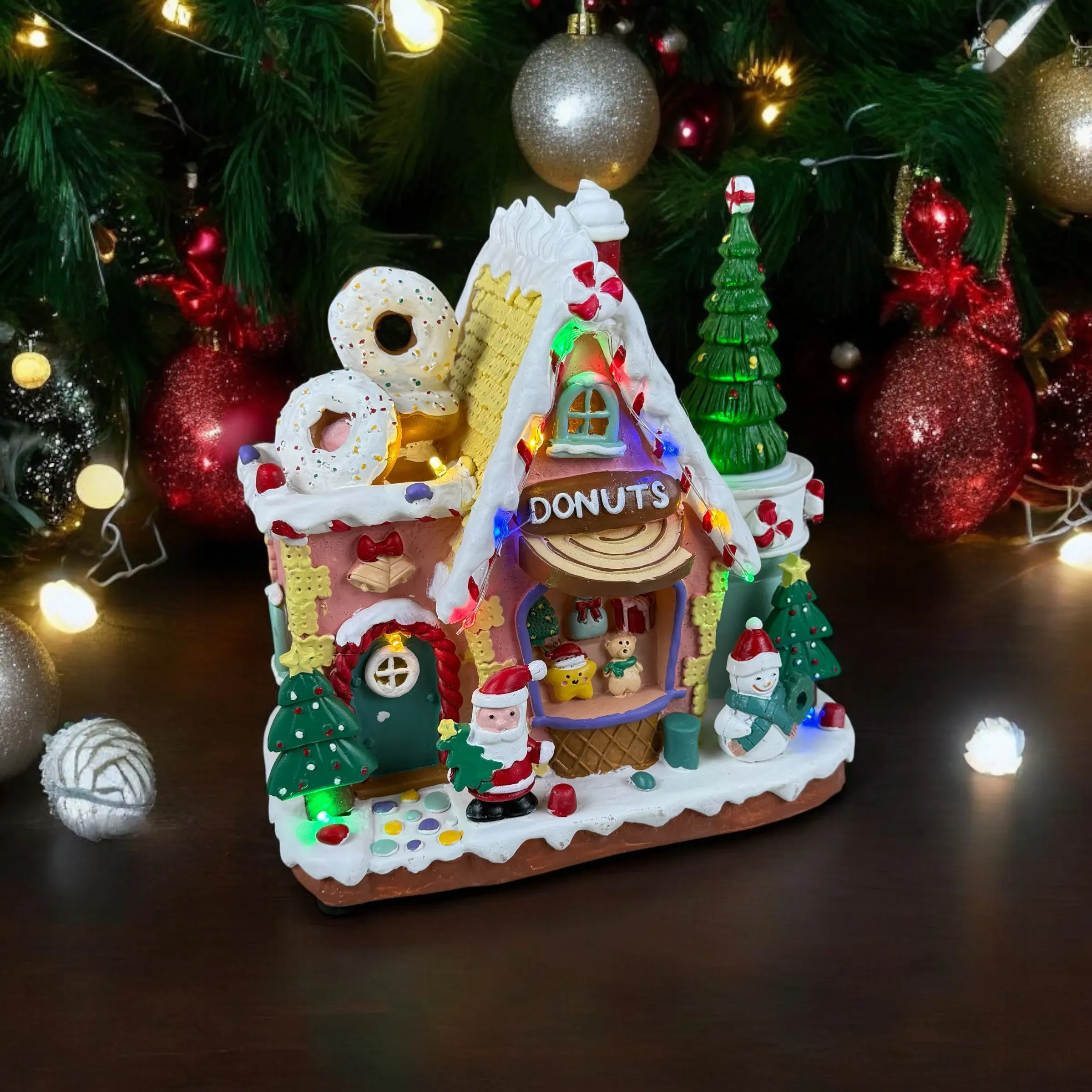 Interaktywna figurka "Christmas Town #10" 3xAA, USB, 8 melodii photo 3