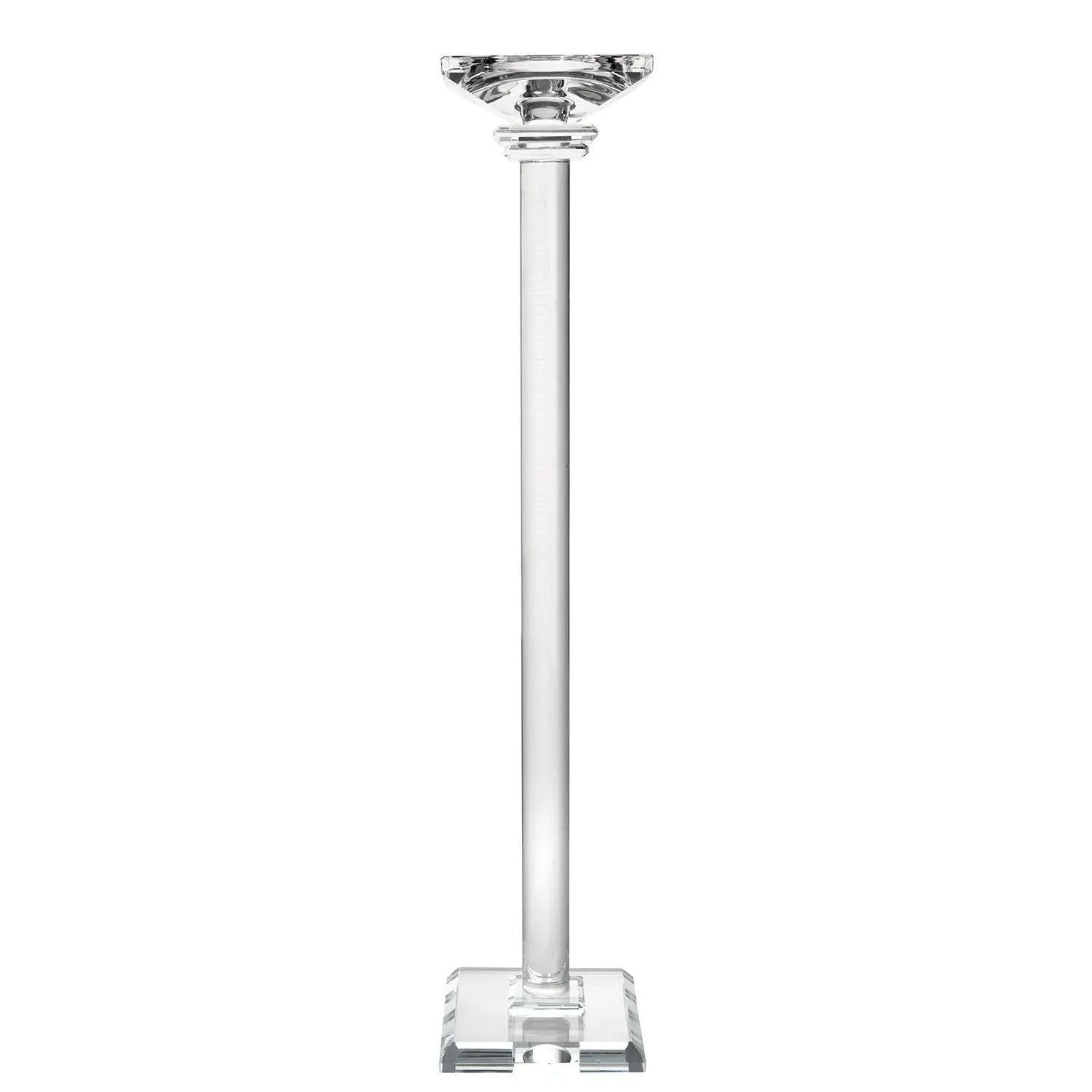Tall glass candlestick "Perfect L" 50cm