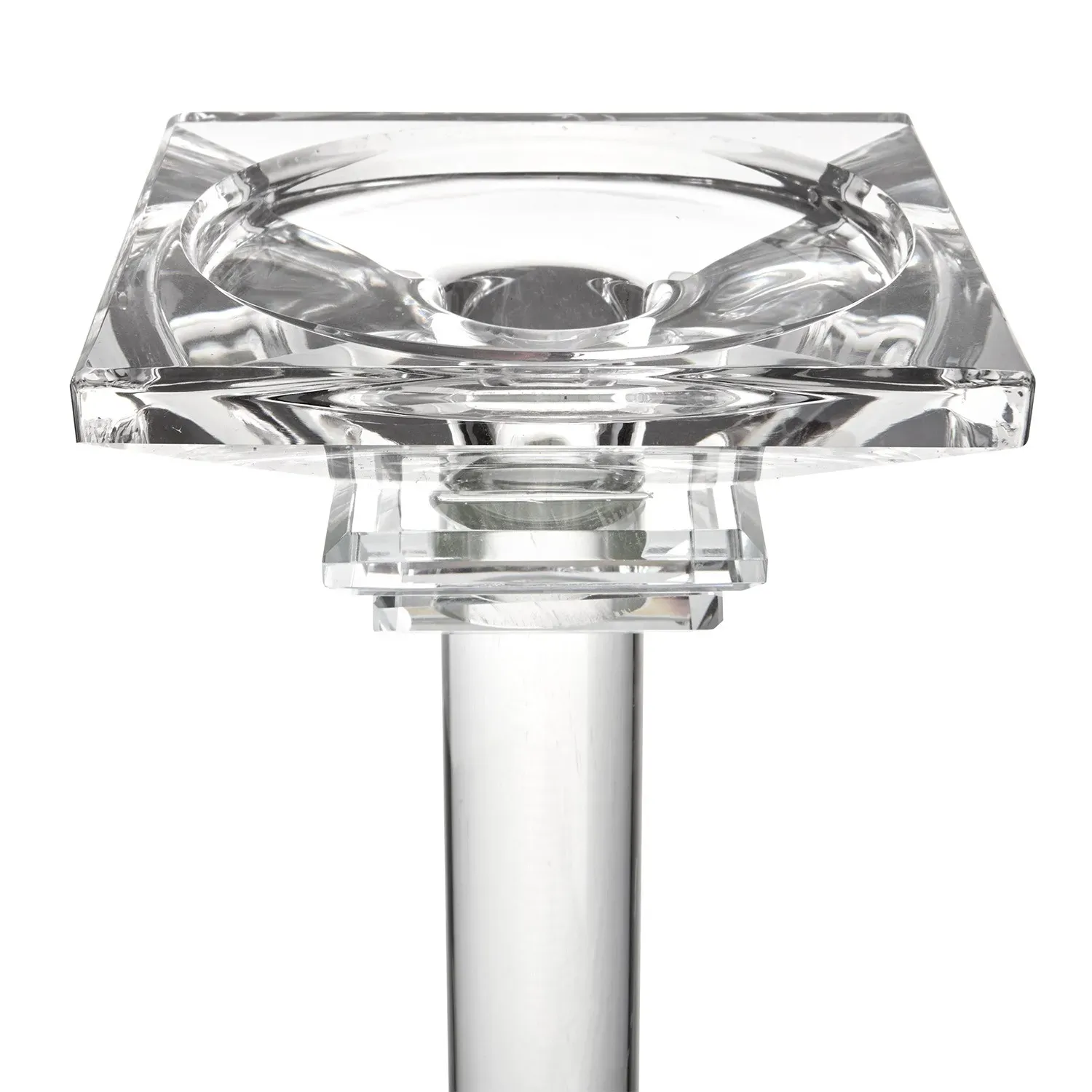 Tall glass candlestick "Perfect L" 50cm photo 2