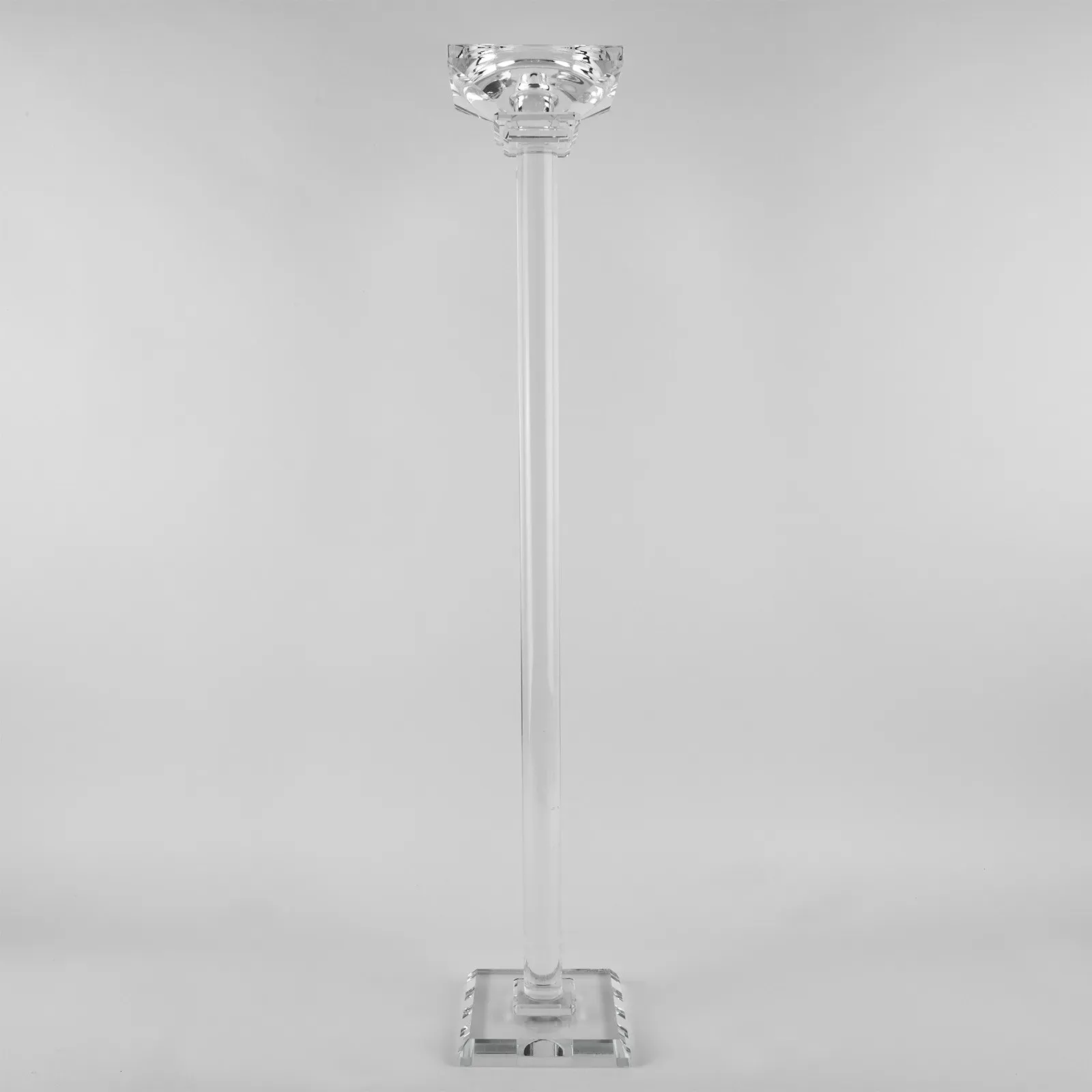 Tall glass candlestick "Perfect XL" 60cm