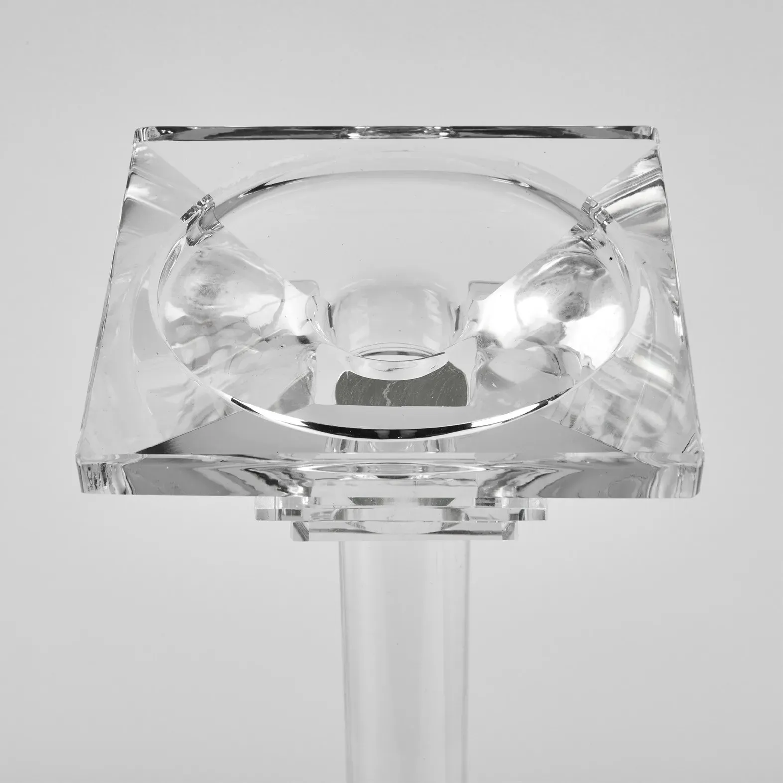 Tall glass candlestick "Perfect XL" 60cm photo 2