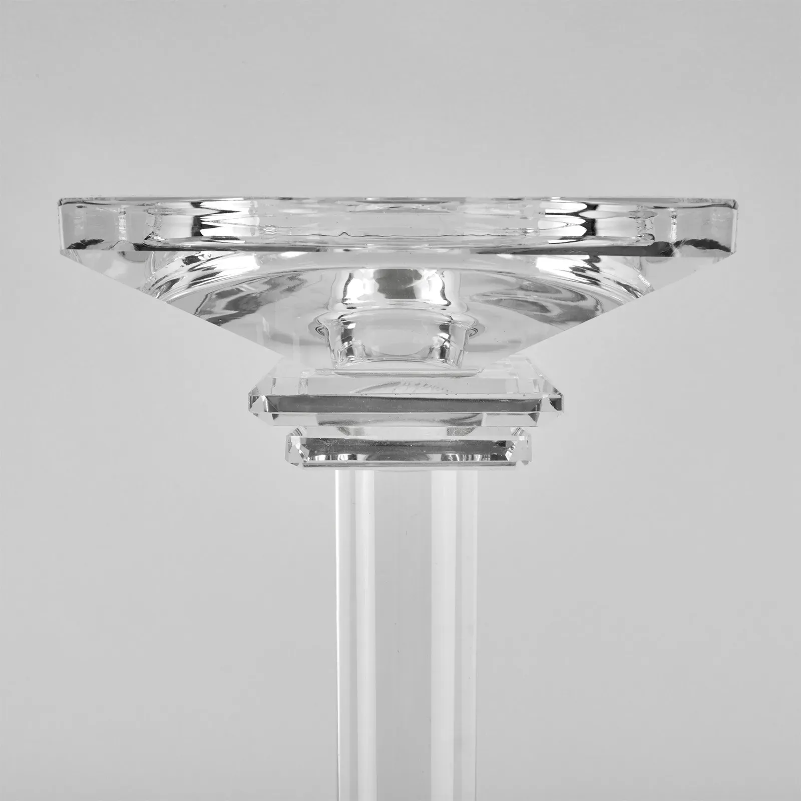 Tall glass candlestick "Perfect XL" 60cm photo 3