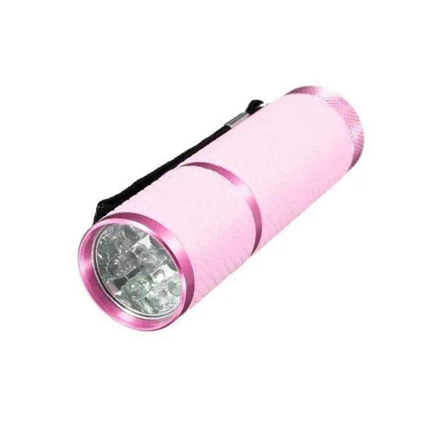 Lampa LED de unghii, tip lanterna, putere de 9W, Roz