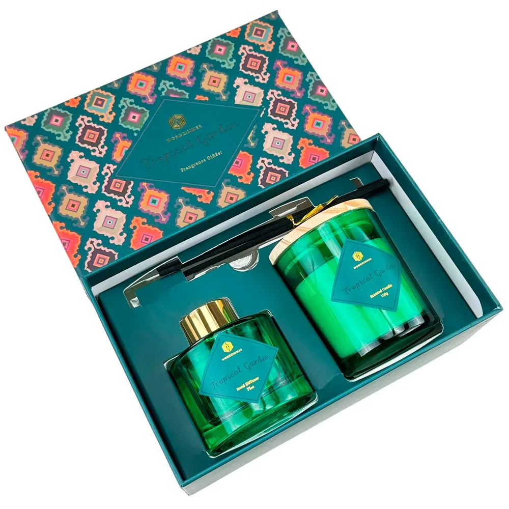 Lumânare parfumată și difuzor de aromă „Radiant” gradina tropicala