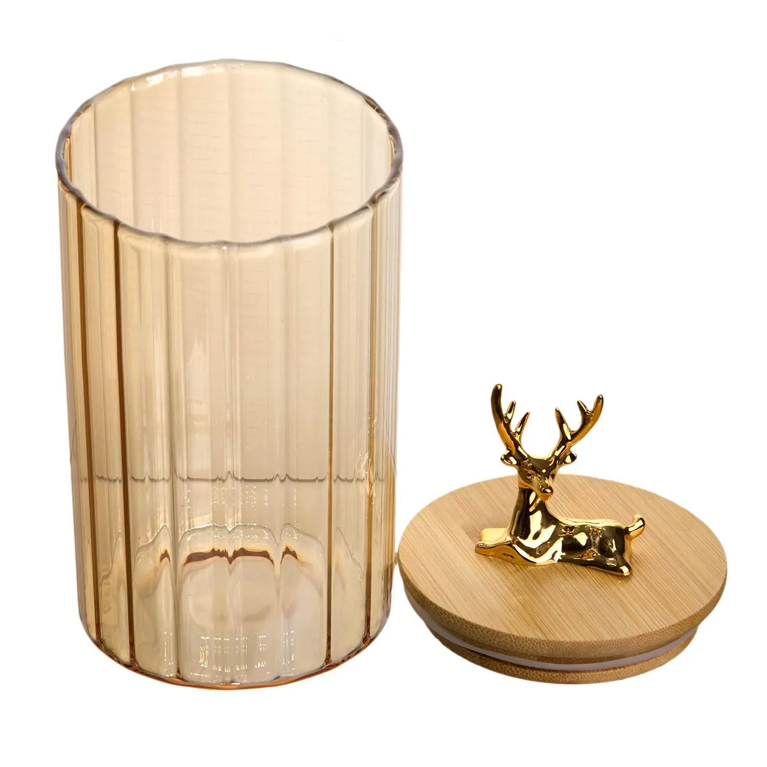 Borcan de depozitare "Gold Deer M" 15x9 photo 2