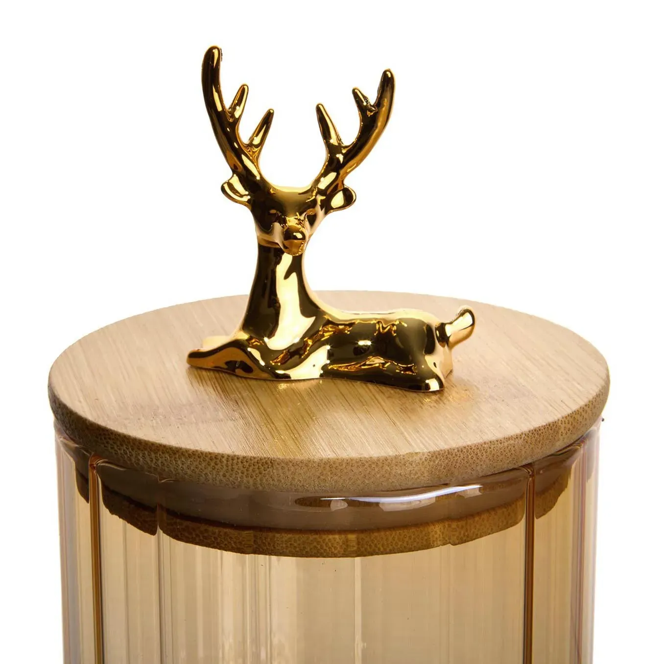 Borcan de depozitare "Gold Deer L" 19.5x9 photo 2