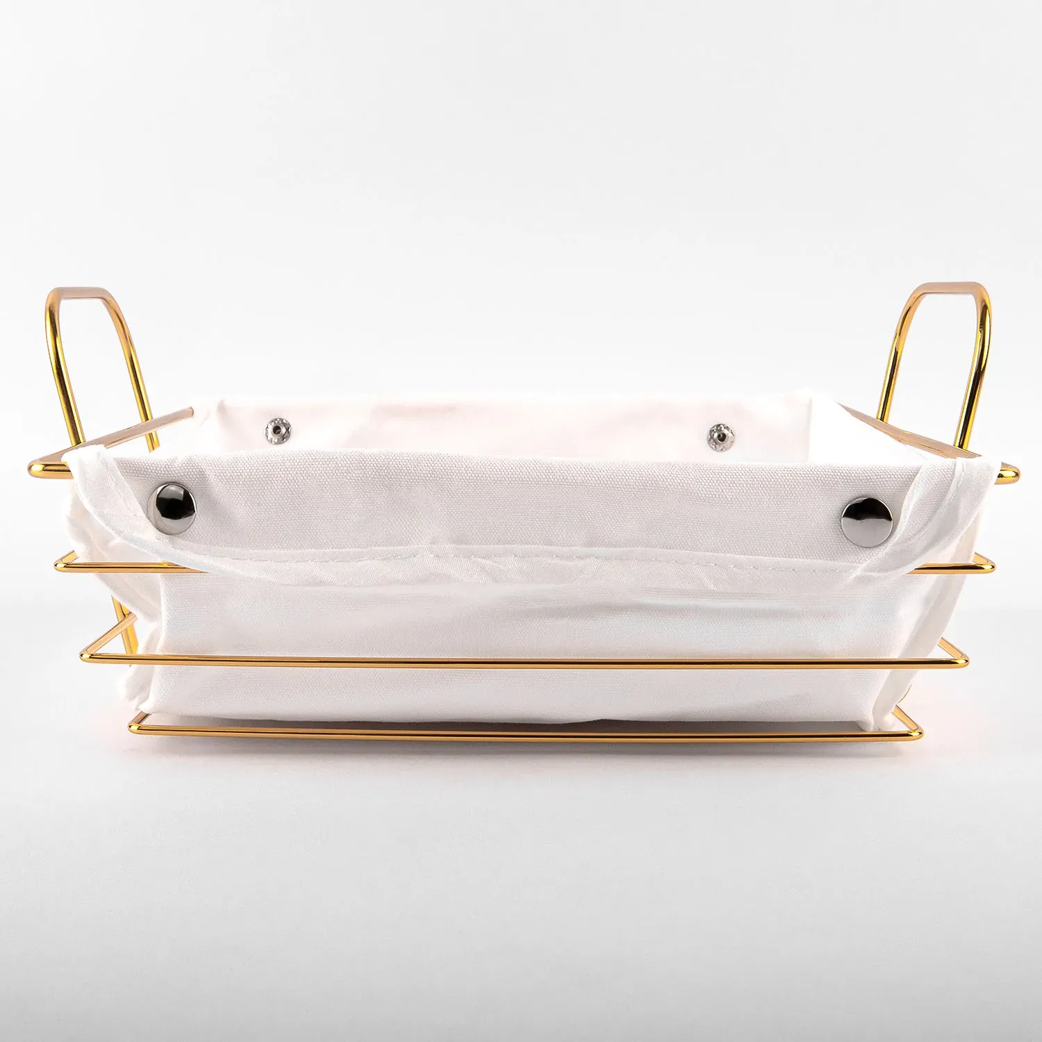 Cos de paine "Home basis", alb, 24x24x8