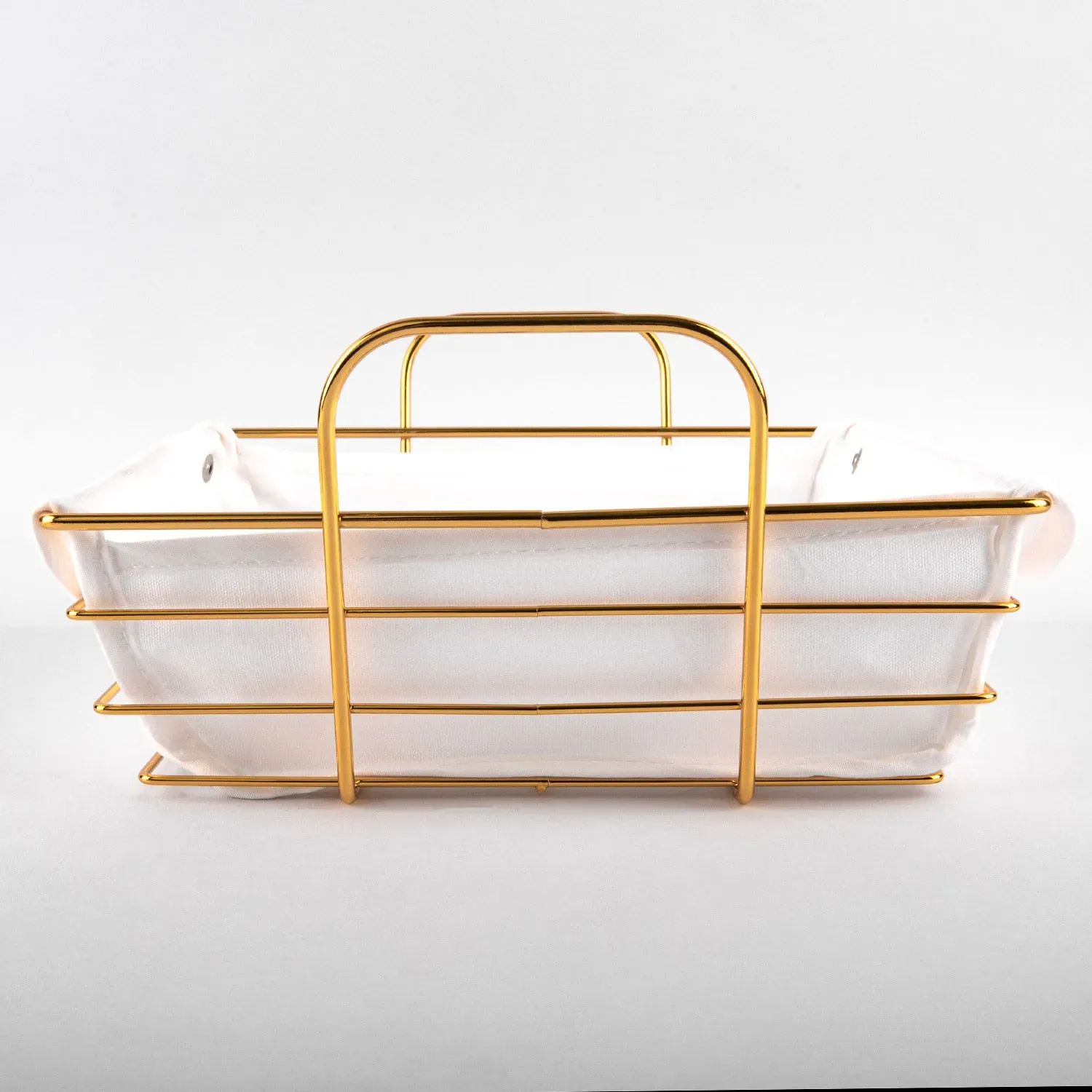 Cos de paine "Home basis", alb, 24x24x8 photo 3