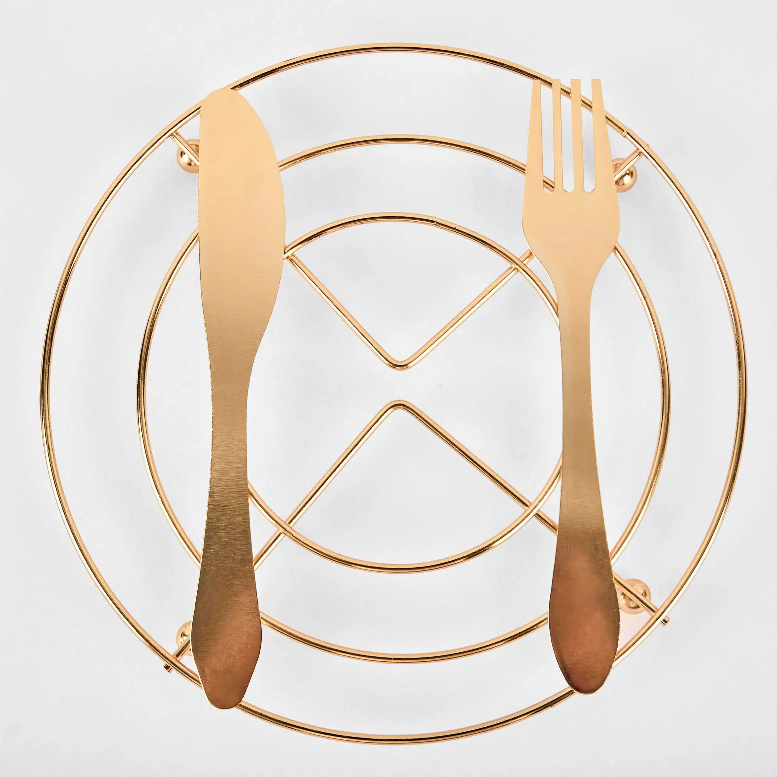 Dinner metal pot holder 18 cm