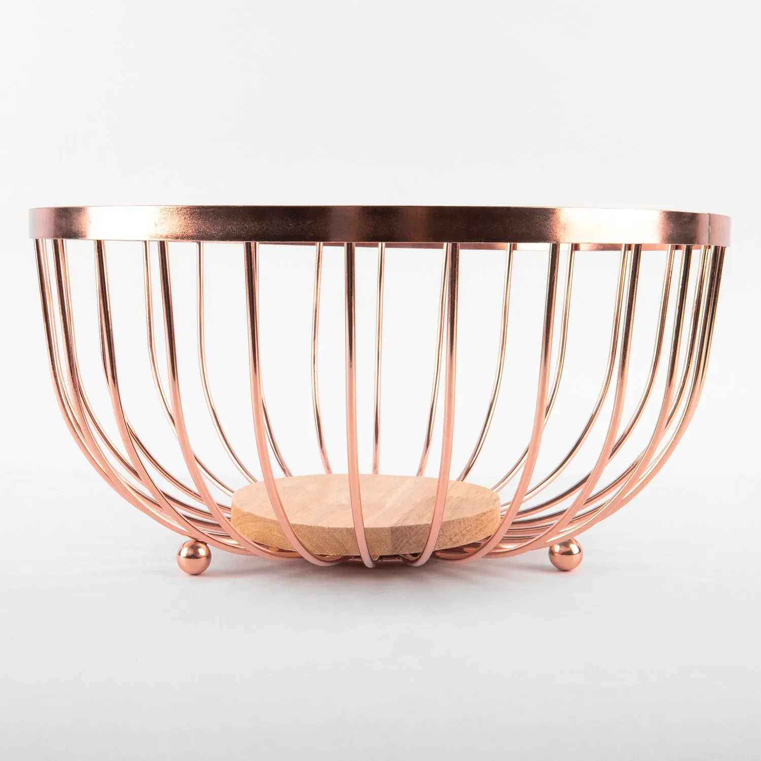 Fructiera bronz, fa talapzattal 25x13