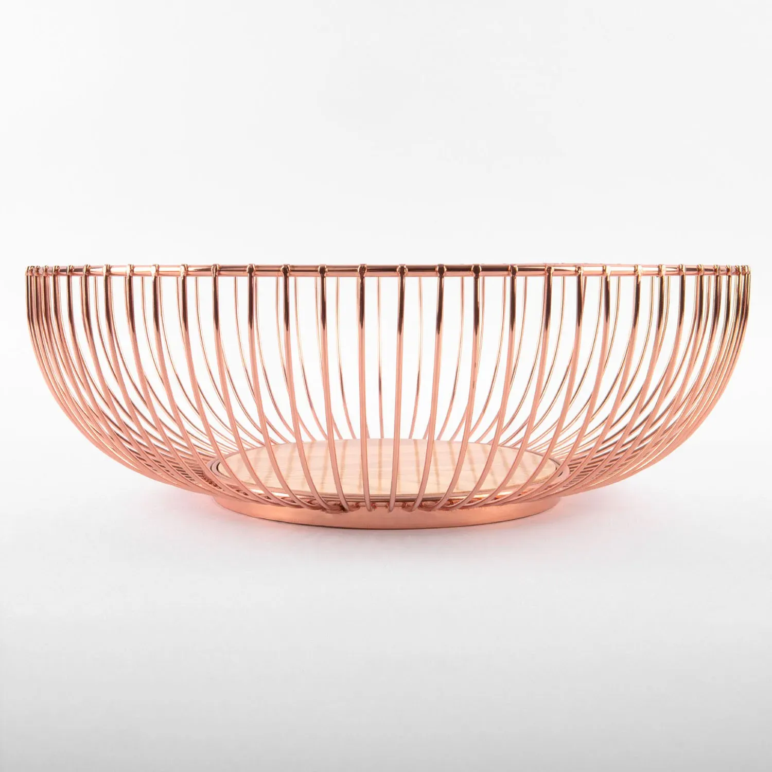Fructiera bronz, cu fund de lemn 28x10