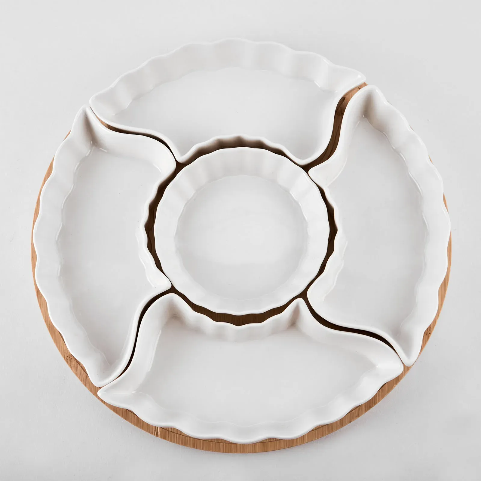 Set aperitiv din ceramica "Sunny" cu maner