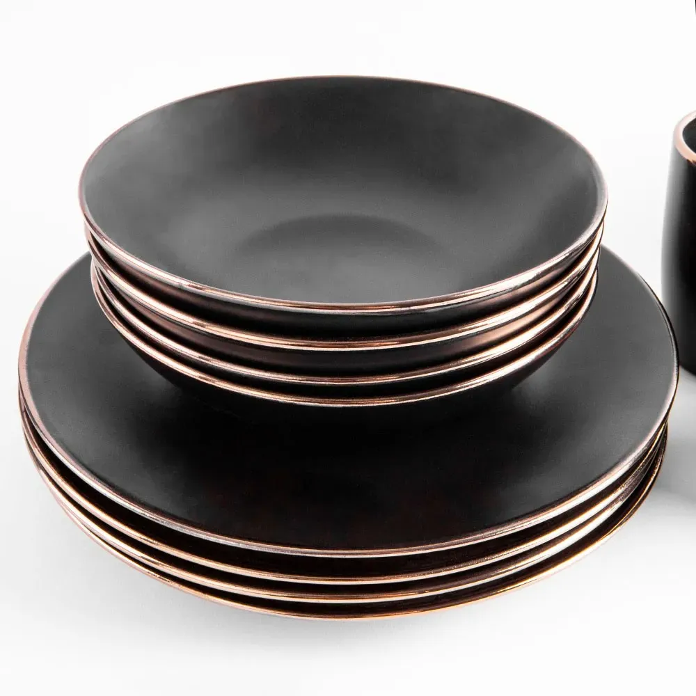 Set de vase de 16 piese "Deep black" photo 4