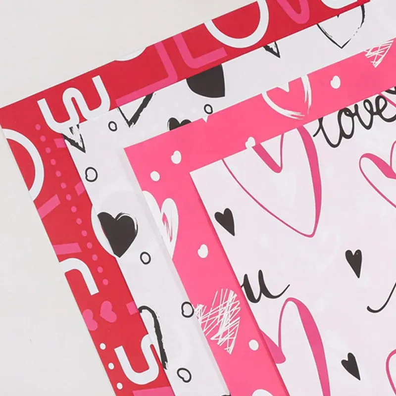Celofan roz si alba "Love" #03 photo 6