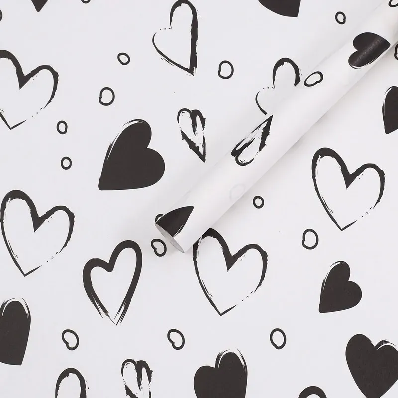 Celofan negru si alba "Love" #04
